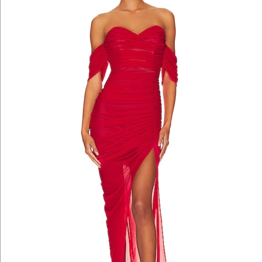 Nookie red gown from revolve